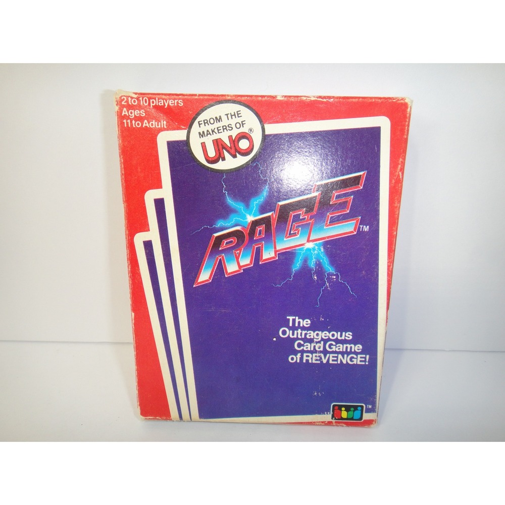 Vintage 1983 Rage Card Game International Games Boxed Complete with Instructions
